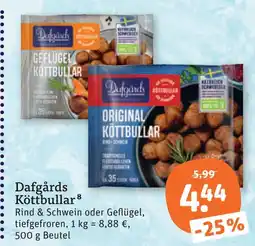 tegut Dafgårds köttbullar Angebot