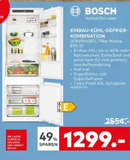 porta Bosch einbau-kühl-gefrier-kombination Angebot