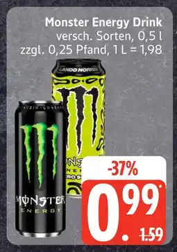Edeka Monster energy drink Angebot