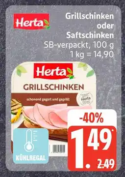 Edeka Herta grillschinken Angebot