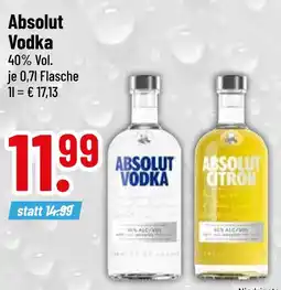trinkgut Absolut vodka Angebot