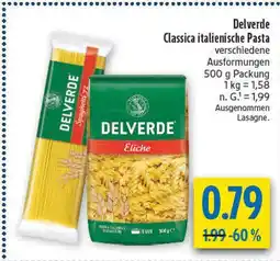 diska Delverde classica italienische pasta Angebot
