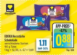 diska Edeka herzstücke schokolade Angebot