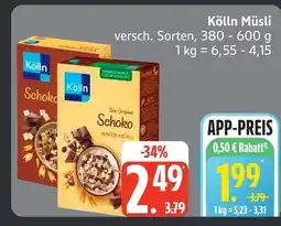 Edeka Kölln müsli Angebot