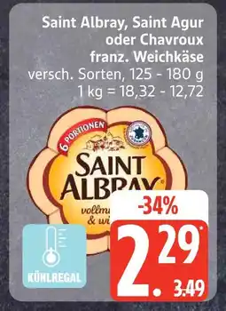 Edeka Saint albray franz. weichkäse Angebot