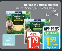Edeka Bergader bergbauern käse Angebot