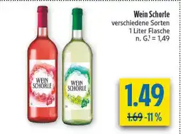diska Wein schorle Angebot