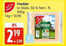 Edeka Gut & günstig cheddar Angebot
