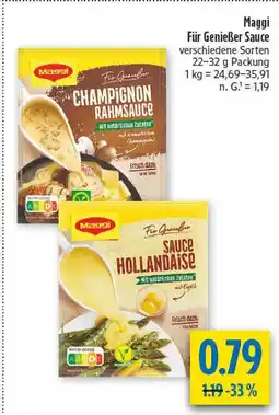 diska Maggi champignon rahmsauce Angebot