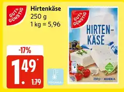 Edeka Gut & günstig hirtenkäse Angebot