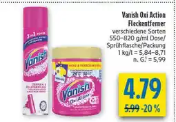 diska Vanish oxi action fleckentferner Angebot