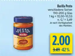 diska Barilla pesto Angebot