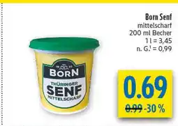 diska Born thüringer senf mittelscharf Angebot