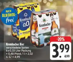 E-Center Krombacher radler Angebot