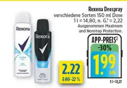 diska Rexona deospray Angebot