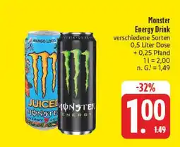 E-Center Monster energy drink Angebot