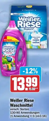 HIT Weißer Riese Waschmittel Angebot