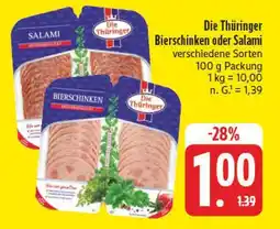 E-Center Die thüringer bierschinken Angebot