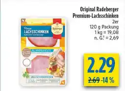 diska Radeberger original radeberger premium-lachsschinken Angebot