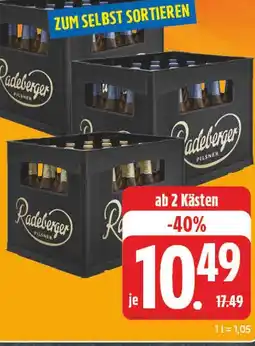 E-Center Radeberger pilsner Angebot