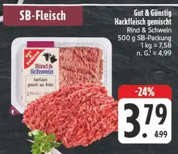 E-Center Gut & günstig hackfleisch gemischt Angebot