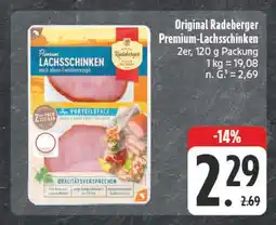 E-Center Radeberger original radeberger premium-lachsschinken Angebot