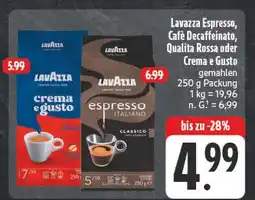 E-Center Lavazza crema e gusto Angebot