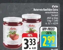 E-Center D'arbo naturrein konfitüre extra Angebot