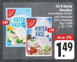 E-Center Gut & günstig hirtenkäse Angebot