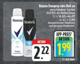 E-Center Rexona deospray cotton dry Angebot