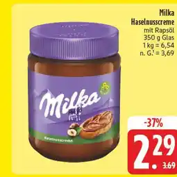 E-Center Milka haselnusscreme Angebot
