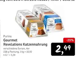 KONSUM Purina gourmet revelations katzennahrung Angebot