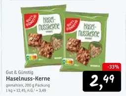 KONSUM Gut & günstig haselnuss-kerne Angebot