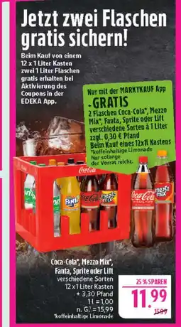 Marktkauf Coca-cola coca-cola, mezzo mix, fanta, sprite oder lift Angebot