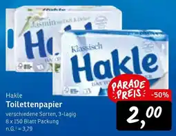 KONSUM Hakle toilettenpapier Angebot