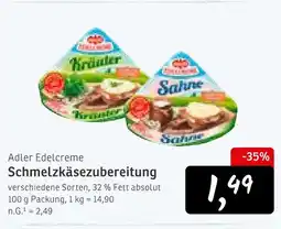 KONSUM Adler edelcreme kräuter Angebot