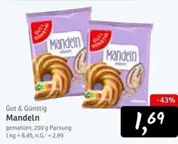 KONSUM Gut & günstig mandeln Angebot