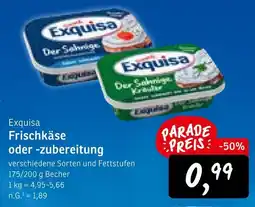 KONSUM Exquisa frischkäse Angebot