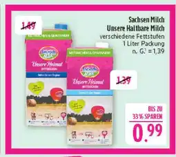 Marktkauf Sachsen milch unsere haltbare milch Angebot