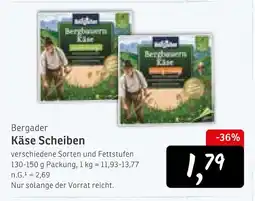 KONSUM Bergader käse scheiben Angebot