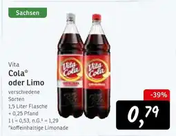 KONSUM Vita cola Angebot