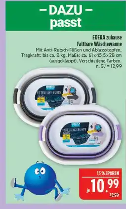 Marktkauf Edeka zuhause faltbare wäschewanne Angebot