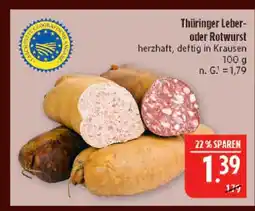 Marktkauf Thüringer leberwurst Angebot