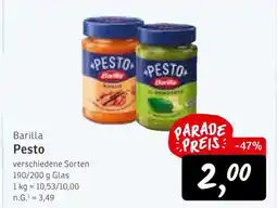 KONSUM Barilla pesto Angebot
