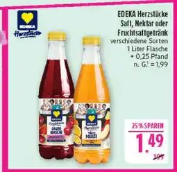 Marktkauf Edeka herzstücke saft sauer kirsche Angebot