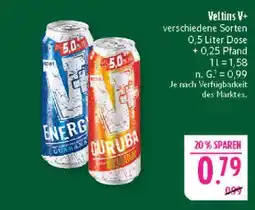 Marktkauf Veltins v+ energy Angebot
