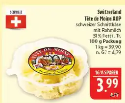 Marktkauf Tête de moine aop Angebot