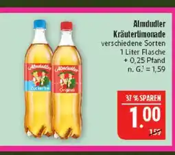 Marktkauf Almdudler kräuterlimonade zuckerfrei Angebot