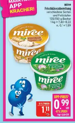 Marktkauf Miree frischkäsezubereitung Angebot