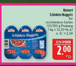 Marktkauf Reinert schinken nuggetz Angebot